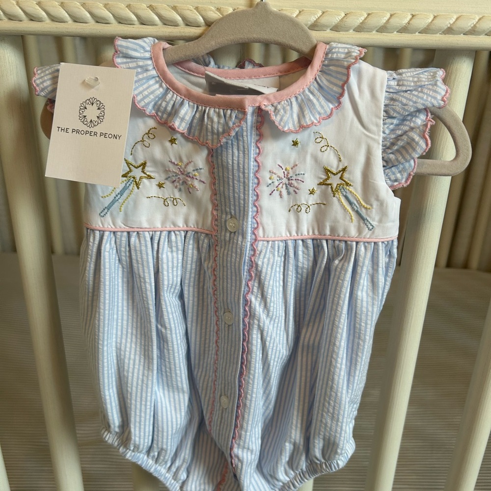 The Proper Peony Baby Romper